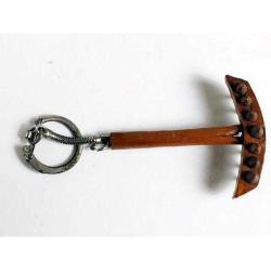 Ahşap minyatür tırmık - Anahtarlık