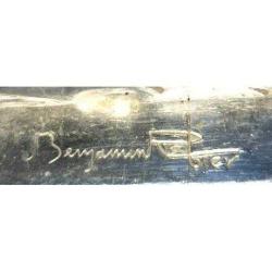 Benjamin Rabier imzalı, La Fontene Art Deco metal figür - Oyuncak