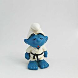 Antika - Uykucu Şirin - Şirinler / The Smurf Peyo 1981 - Made in Germany / Oyuncak Figür - kitantik - kitaLog