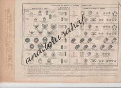 Rütbe İşaretleri ve İngilizce Tanıtım Raporu