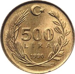 Efemera - 1990 Yılı 500 Lira ÇİL TCM2609 - kitantik - kitaLog