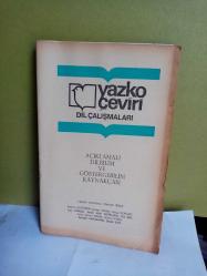 YAZKO ÇEVİRİ (DİL ÇALIŞMALARI)OCAK-ŞUBAT 1983 SAYI:10 (2.EL)