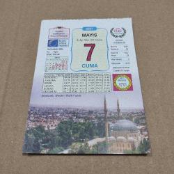 Efemera - 7 mayıs 2021 takvim yaprağı (vasıf ülkü takvimi) - kitantik - kitaLog
