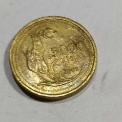 P21--MADENİ PARA 1998 5000 LİRA