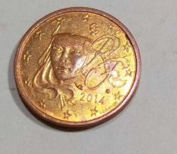 P21--MADENİ PARA 2014 HOLLANDA 5 EURO CENT
