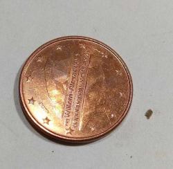 P21--MADENİ PARA 2014 HOLLANDA 5 EURO CENT