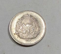 P21--MADENİ PARA 1966 ROMANYA 5 BANİ