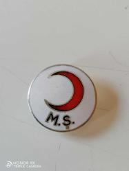 MİNELİ PABUÇLU KIZILAY MERKEZ ŞUBE ROZETİ...