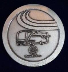 Mercedes Benz Yıllar ve Yollar 2003 Madalyonu Orjinal Kadife Kutusunda