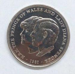 İngiltere Prenses Diana Hatıra Madalyon 1981 Çil