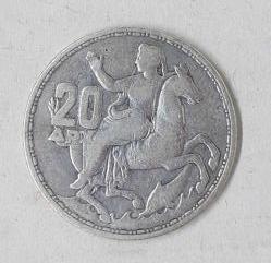 Yunanistan Gümüş 20 Drahmi 1960