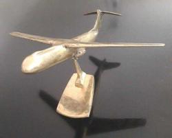 İncirlik Hava Üssü Damgalı Pirinç Döküm Uçak