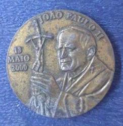 Antika - Hristiyanlık - Papa Joao Paulo Temalı 2000 yılına ait Nadir Madalyon - kitantik - kitaLog