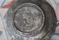 Osmanlı Dönemi Bakır Tabak Seyit Sait Mehmet Ağa Yazılı 134909