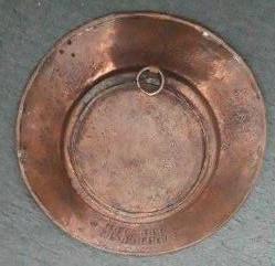 Ermenice Yazılı Osmanlı Dönemi Bakır Tabak