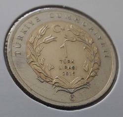 2015 BİR 1 TÜRK LİRASI ANKARA KEDİSİ HATIRA PARASI ÇİL kk1ee2