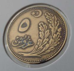 Efemera - 1342 OSMANLI ORİJİNAL BRONZ 5 KURUŞ 2RR3BB NADİRDİR - kitantik - kitaLog