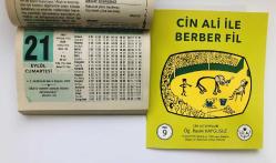 21 Eylül 2002 hediyelik orijinal Semerkand takvim yaprağı (Cin Ali kitabı hediyeli:)