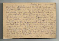 2.DÜNYA HARBİ RUS KIZILHAÇ ANTİYE / ALMAN ESİR ASKER MEKTUBU...