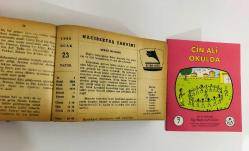 23 Ocak 1966 hediyelik orijinal Hacıbektaş takvim yaprağı (Cin Ali kitabı hediyeli:)