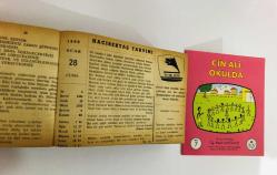 28 Ocak 1966 hediyelik orijinal Hacıbektaş takvim yaprağı (Cin Ali kitabı hediyeli:)
