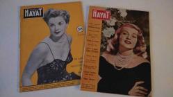 1952-1953-1954 RESİMLİ HAYAT DERGİSİ SAYILARI.....