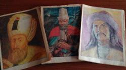 TÜRK BÜYÜKLERİ VE MEŞHURLARI RESİM LOTU...