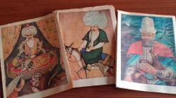 TÜRK BÜYÜKLERİ VE MEŞHURLARI RESİM LOTU...