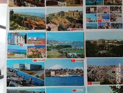 17 ADET YAKIN DÖNEM TRABZON KARTPOSTALI...