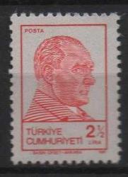 1981 SÜREKLİ POSTA PULU 10 ARALIK  MNH