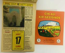 17 Şubat 1978 hediyelik orijinal Hürriyet takvim yaprağı (Cin Ali kitabı hediyeli:)
