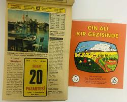20 Şubat 1978 hediyelik orijinal Hürriyet takvim yaprağı (Cin Ali kitabı hediyeli:)