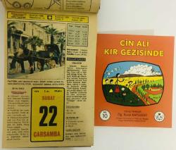22 Şubat 1978 hediyelik orijinal Hürriyet takvim yaprağı (Cin Ali kitabı hediyeli:)