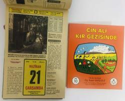21 Haziran 1978 hediyelik orijinal Hürriyet takvim yaprağı (Cin Ali kitabı hediyeli:)