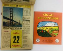 22 Haziran 1978 hediyelik orijinal Hürriyet takvim yaprağı (Cin Ali kitabı hediyeli:)