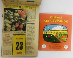 23 Haziran 1978 hediyelik orijinal Hürriyet takvim yaprağı (Cin Ali kitabı hediyeli:)