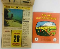 28 Haziran 1978 hediyelik orijinal Hürriyet takvim yaprağı (Cin Ali kitabı hediyeli:)