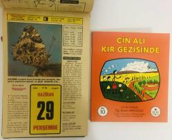 29 Haziran 1978 hediyelik orijinal Hürriyet takvim yaprağı (Cin Ali kitabı hediyeli:)