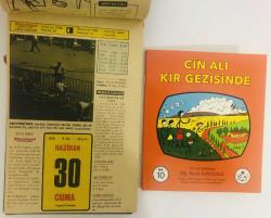 30 Haziran 1978 hediyelik orijinal Hürriyet takvim yaprağı (Cin Ali kitabı hediyeli:)