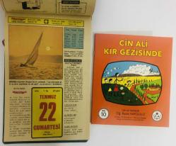 22 Temmuz 1978 hediyelik orijinal Hürriyet takvim yaprağı (Cin Ali kitabı hediyeli:)