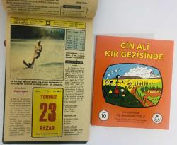 23 Temmuz 1978 hediyelik orijinal Hürriyet takvim yaprağı (Cin Ali kitabı hediyeli:)