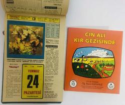 24 Temmuz 1978 hediyelik orijinal Hürriyet takvim yaprağı (Cin Ali kitabı hediyeli:)