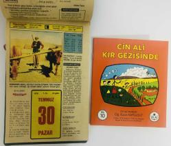 30 Temmuz 1978 hediyelik orijinal Hürriyet takvim yaprağı (Cin Ali kitabı hediyeli:)