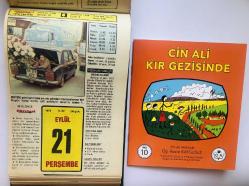 21 Eylül 1978 hediyelik orijinal Hürriyet takvim yaprağı (Cin Ali kitabı hediyeli:)