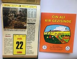 22 Eylül 1978 hediyelik orijinal Hürriyet takvim yaprağı (Cin Ali kitabı hediyeli:)