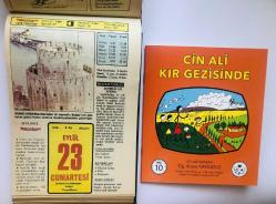 23 Eylül 1978 hediyelik orijinal Hürriyet takvim yaprağı (Cin Ali kitabı hediyeli:)