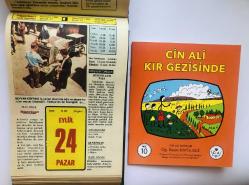 24 Eylül 1978 hediyelik orijinal Hürriyet takvim yaprağı (Cin Ali kitabı hediyeli:)