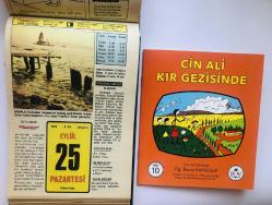 25 Eylül 1978 hediyelik orijinal Hürriyet takvim yaprağı (Cin Ali kitabı hediyeli:)