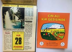 28 Eylül 1978 hediyelik orijinal Hürriyet takvim yaprağı (Cin Ali kitabı hediyeli:)