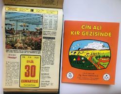30 Eylül 1978 hediyelik orijinal Hürriyet takvim yaprağı (Cin Ali kitabı hediyeli:)